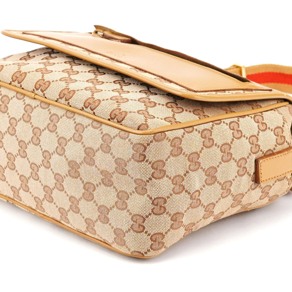 Beige GG Crossbody Bag