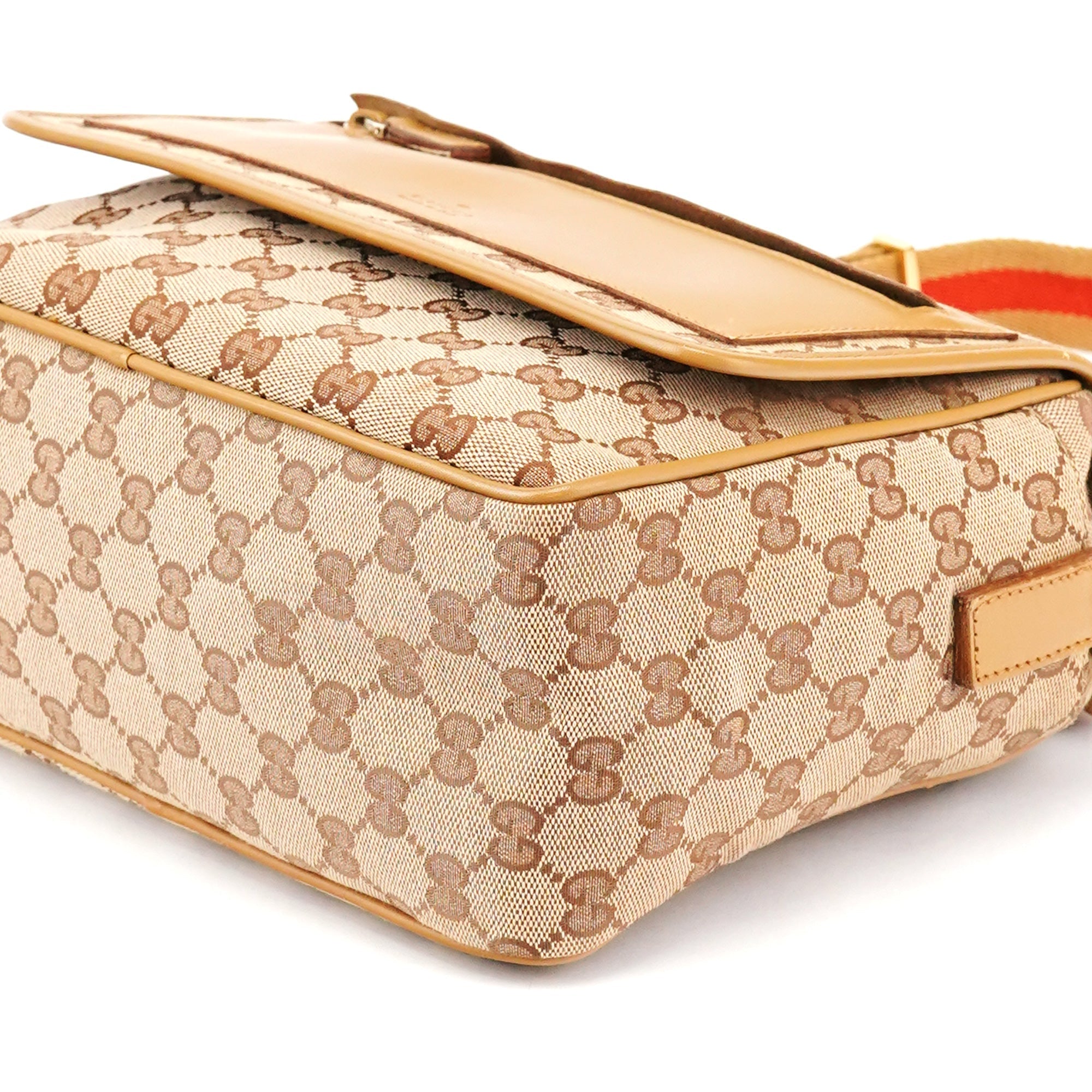 Beige GG Crossbody Bag