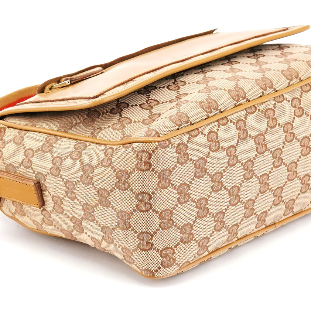Beige GG Crossbody Bag