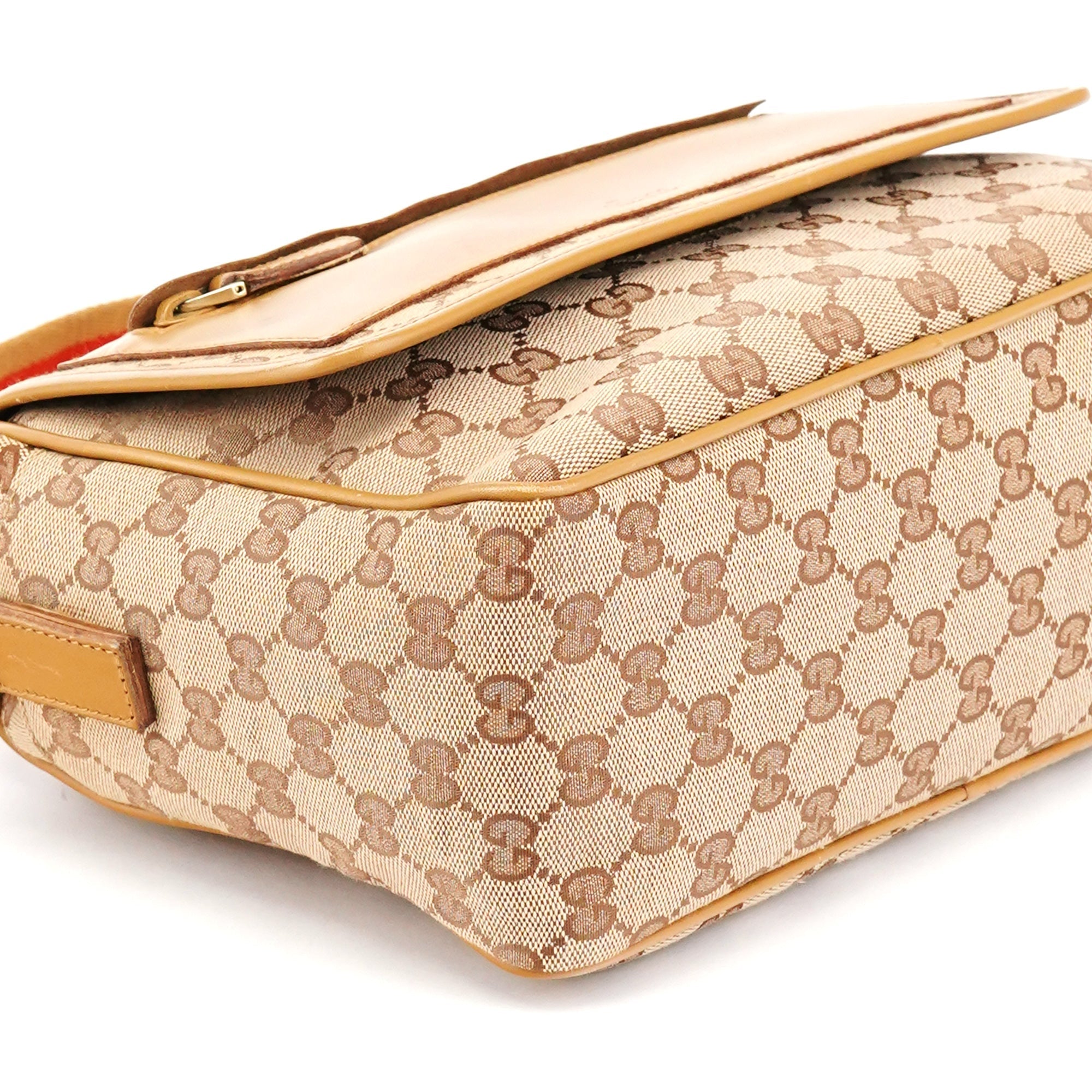 Beige GG Crossbody Bag