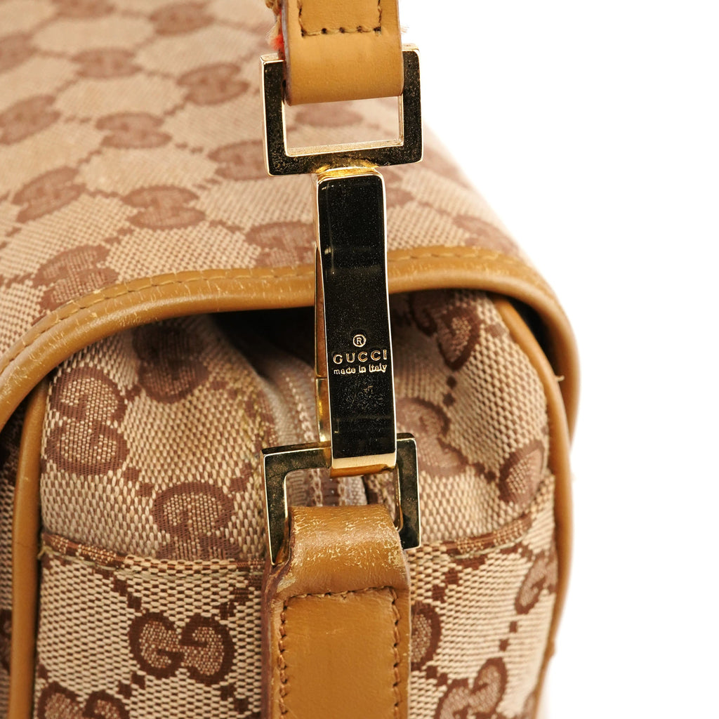 Beige GG Crossbody Bag