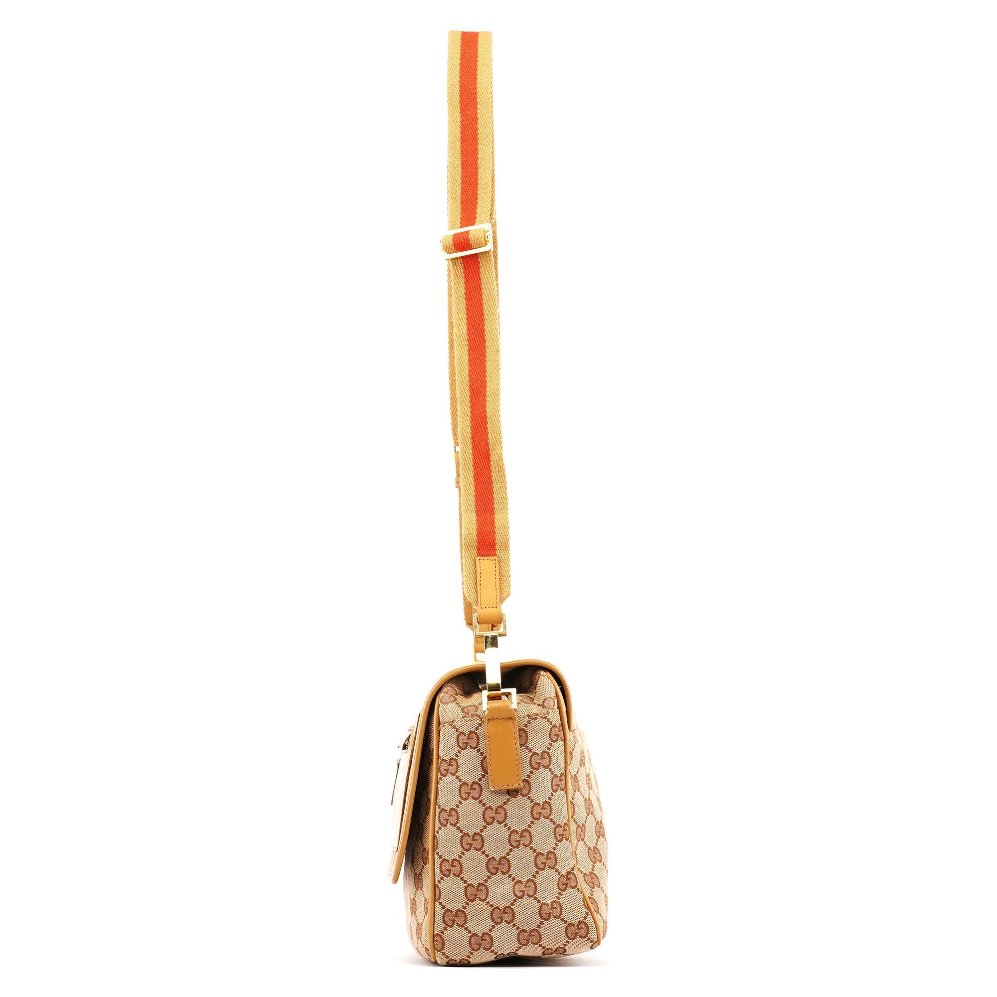 Beige GG Crossbody Bag