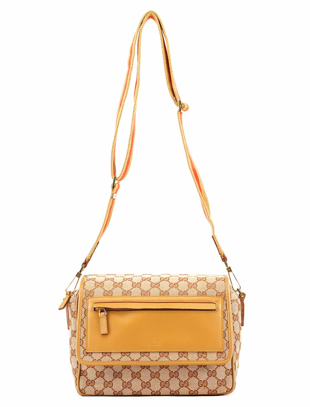 Beige GG Crossbody Bag