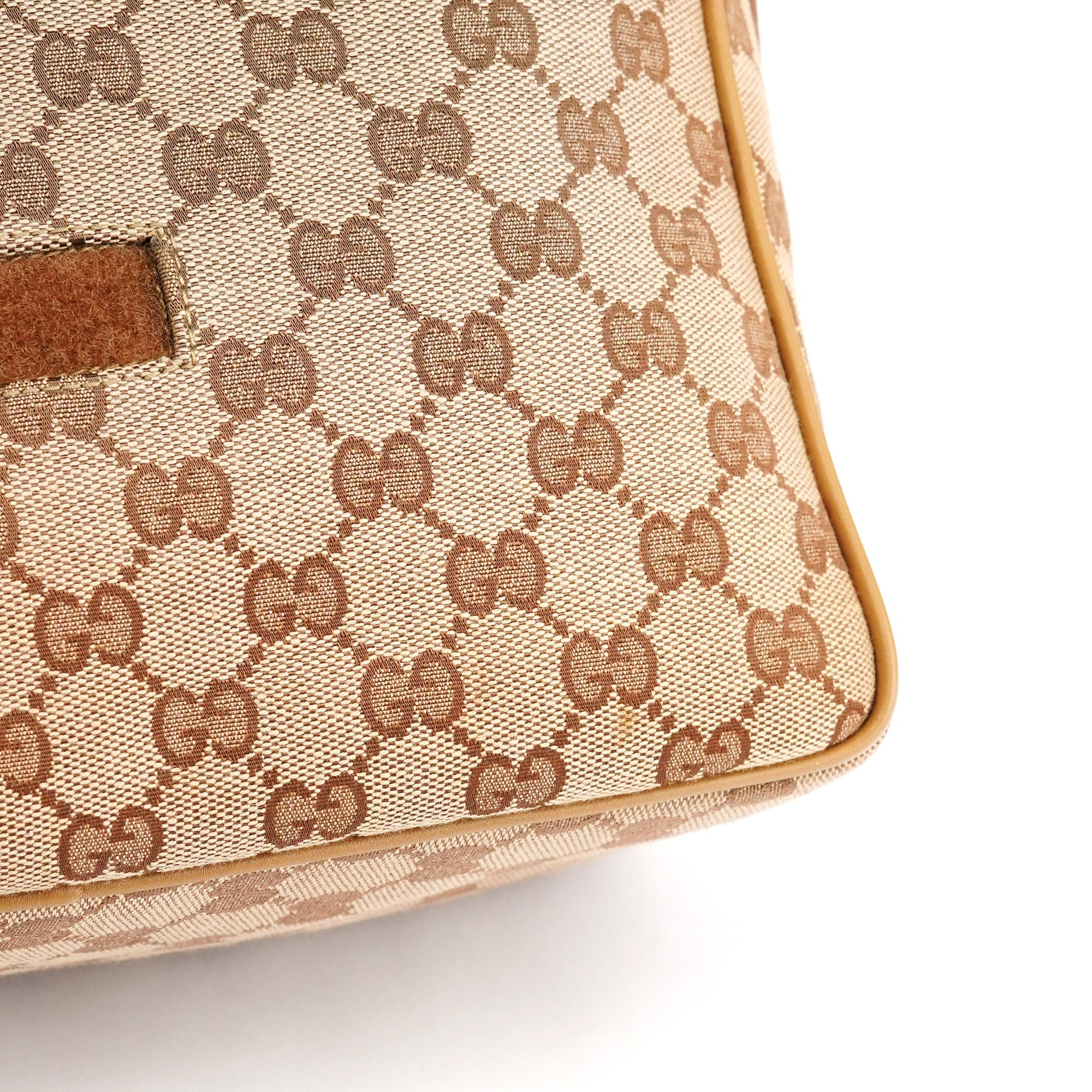 Beige GG Crossbody Bag