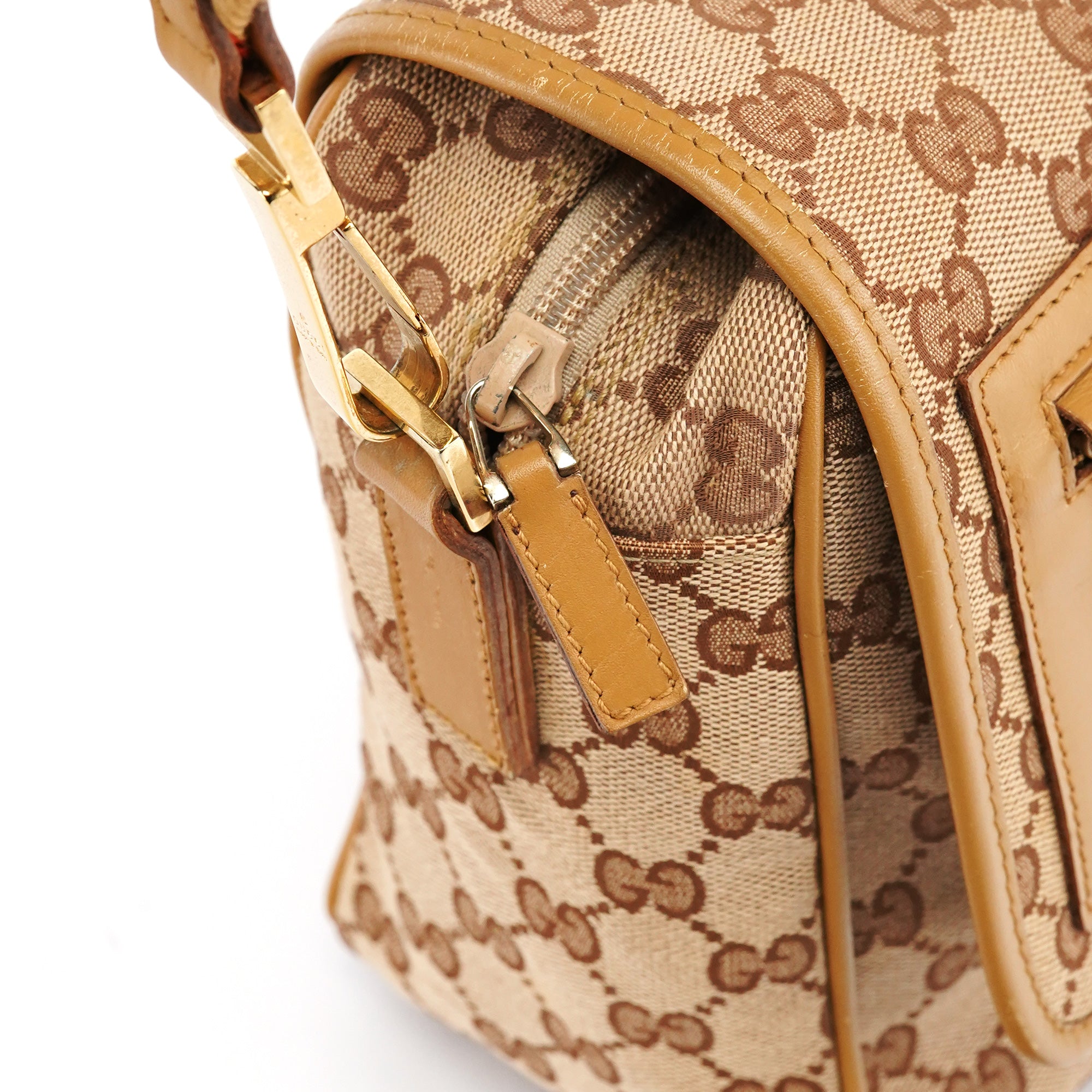 Beige GG Crossbody Bag
