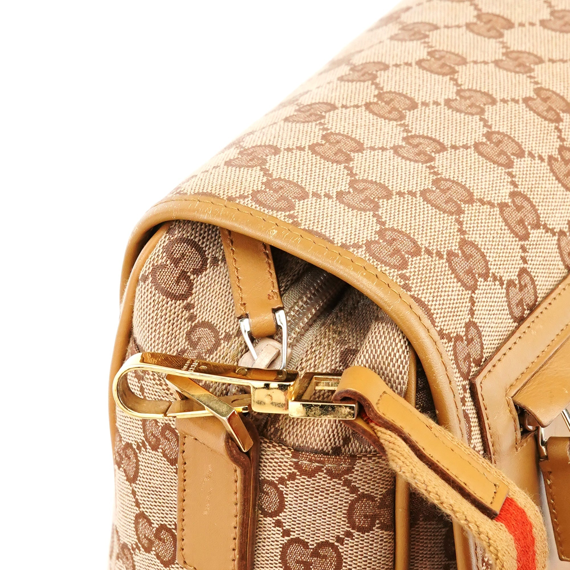 Beige GG Crossbody Bag