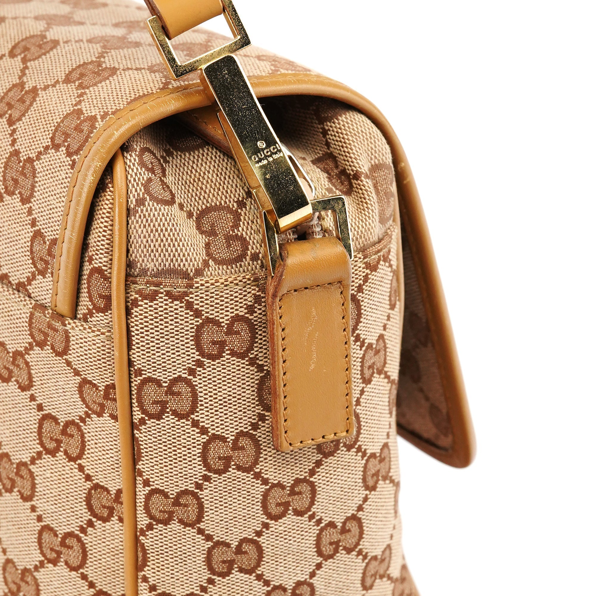 Beige GG Crossbody Bag
