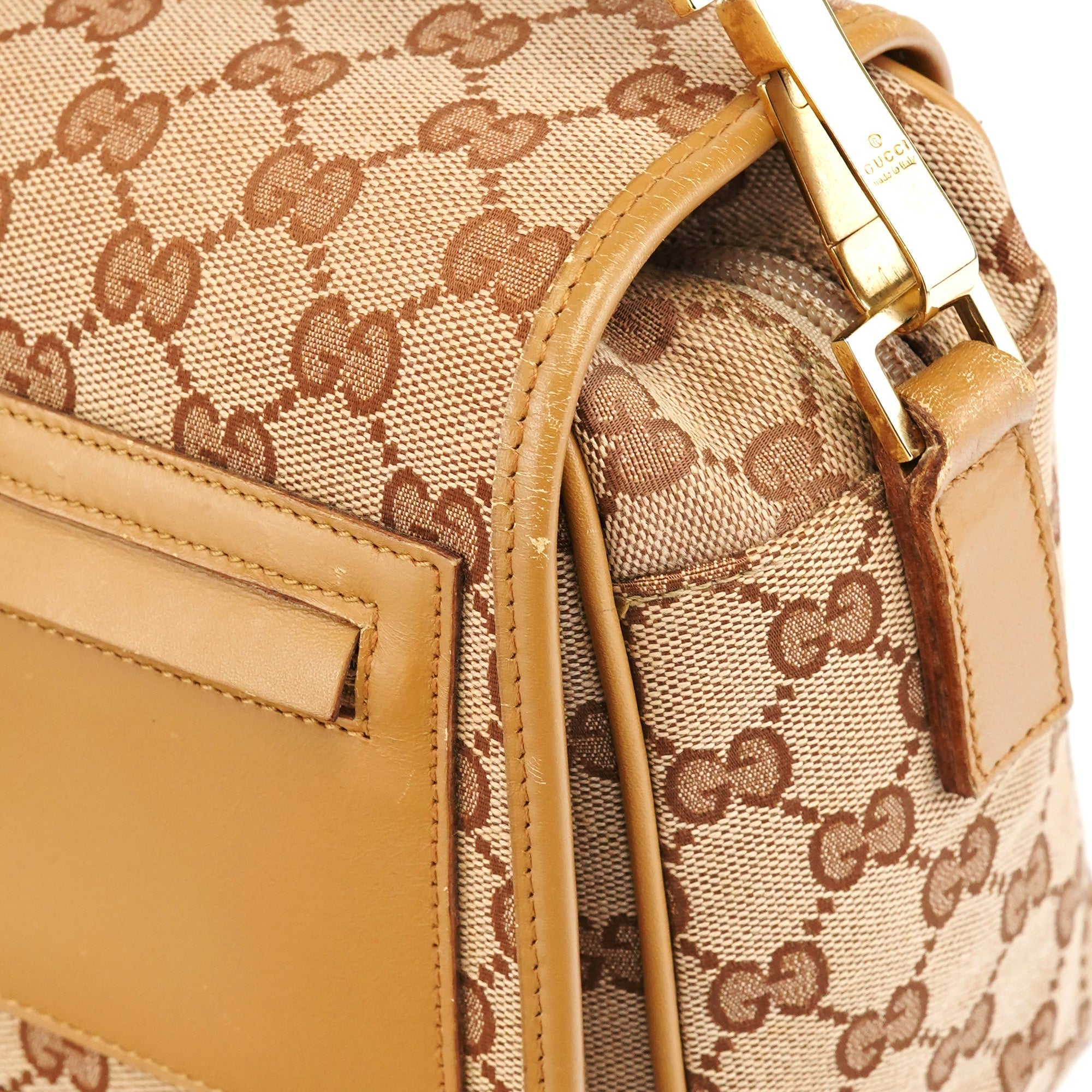 Beige GG Crossbody Bag