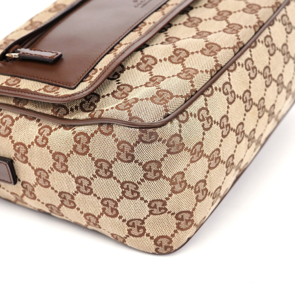 Beige GG Crossbody Bag