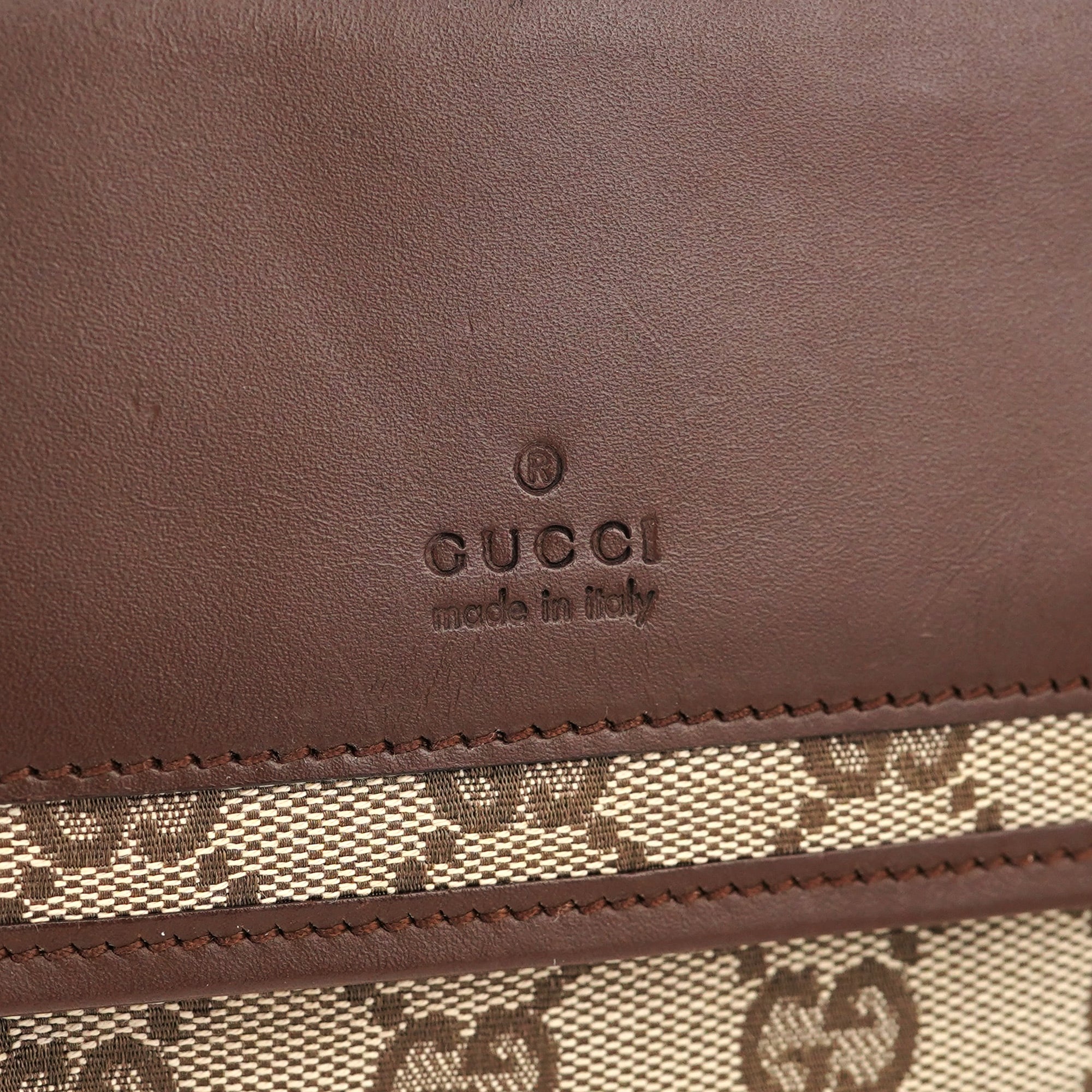 Beige GG Crossbody Bag