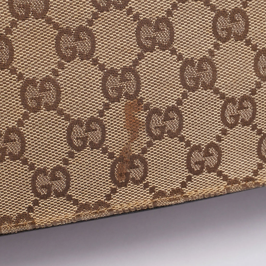 Beige GG Drawstring Tote
