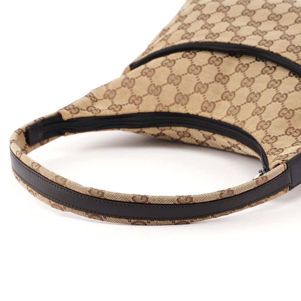 Beige GG Hobo Shoulder Bag