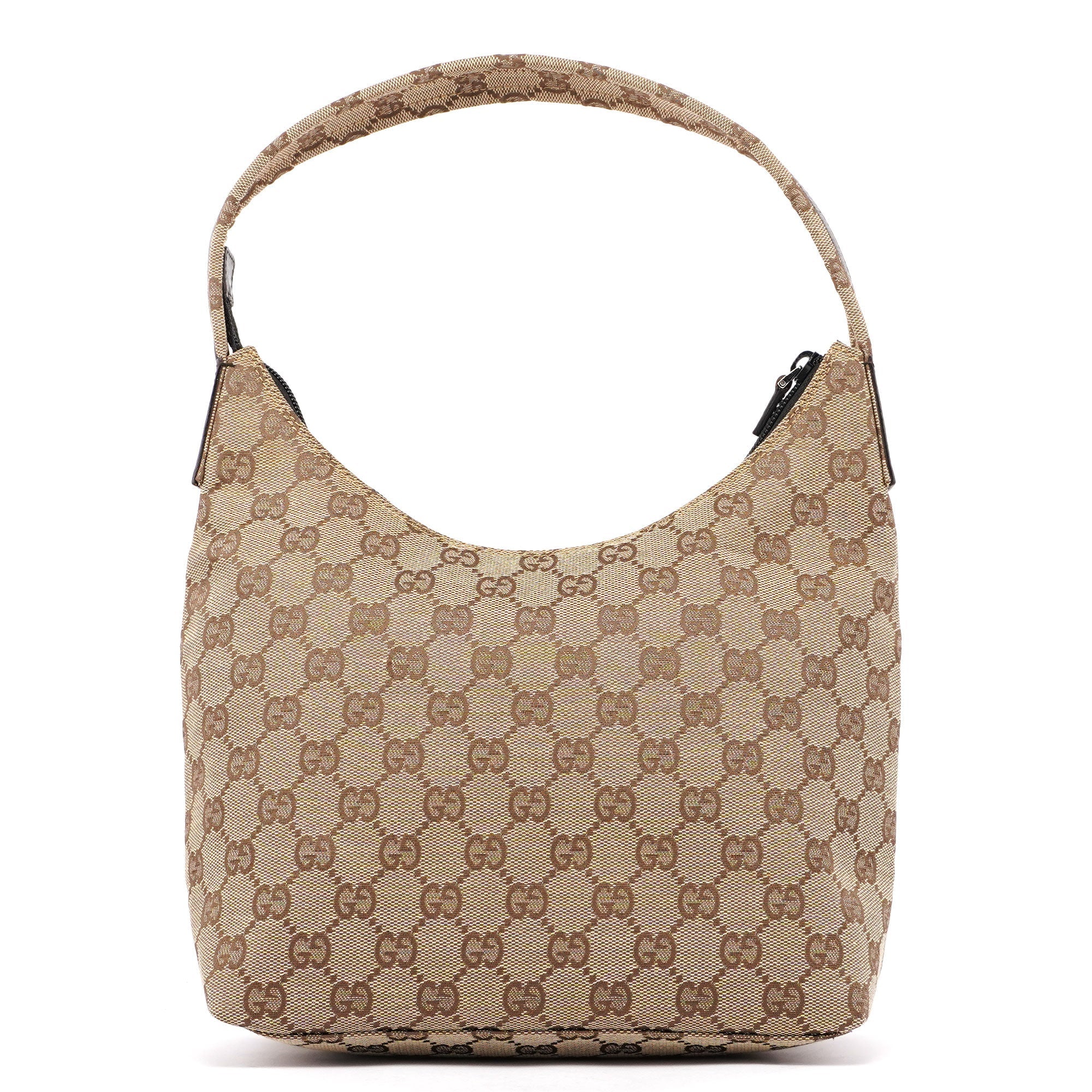 Beige GG Hobo Shoulder Bag