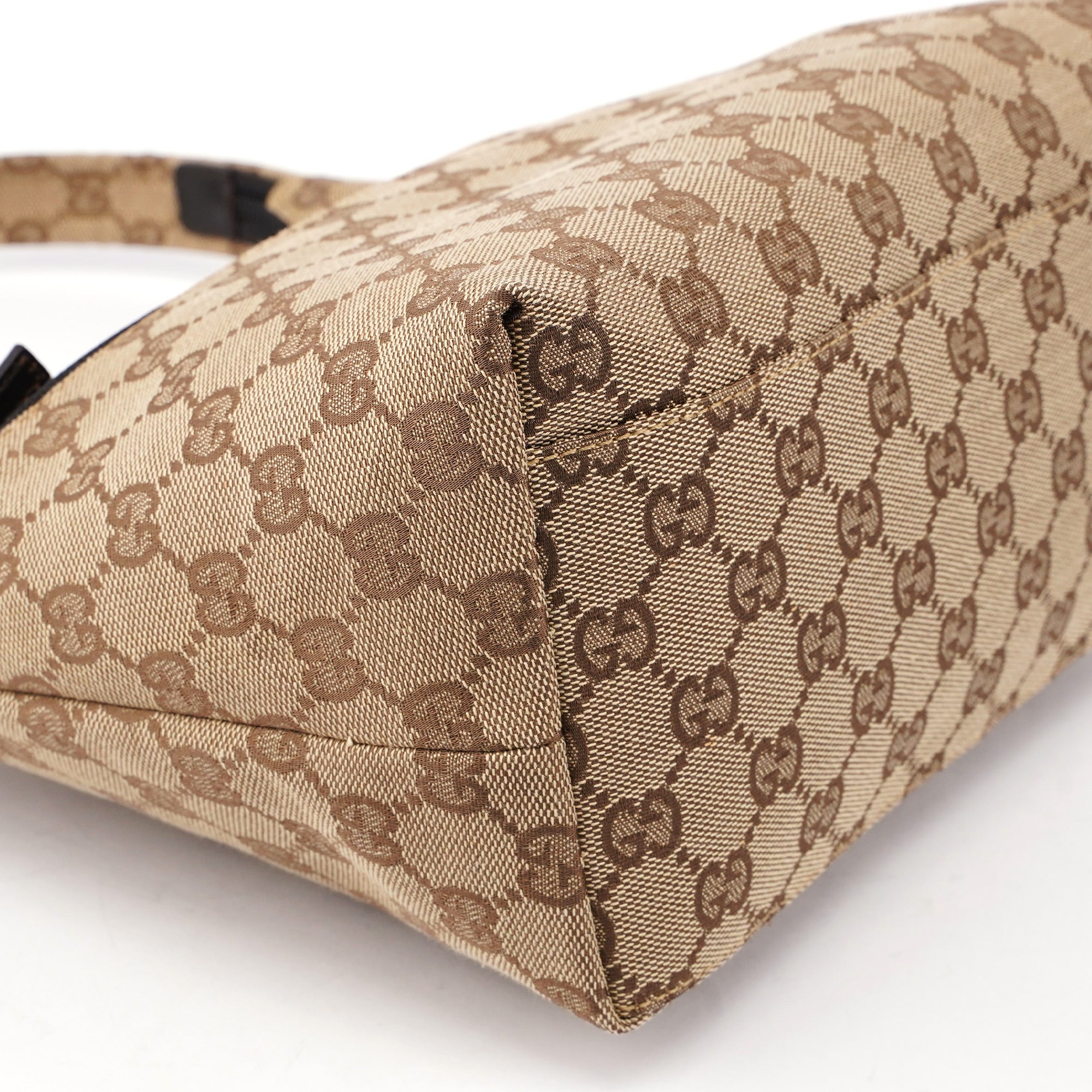 Beige GG Hobo Shoulder Bag