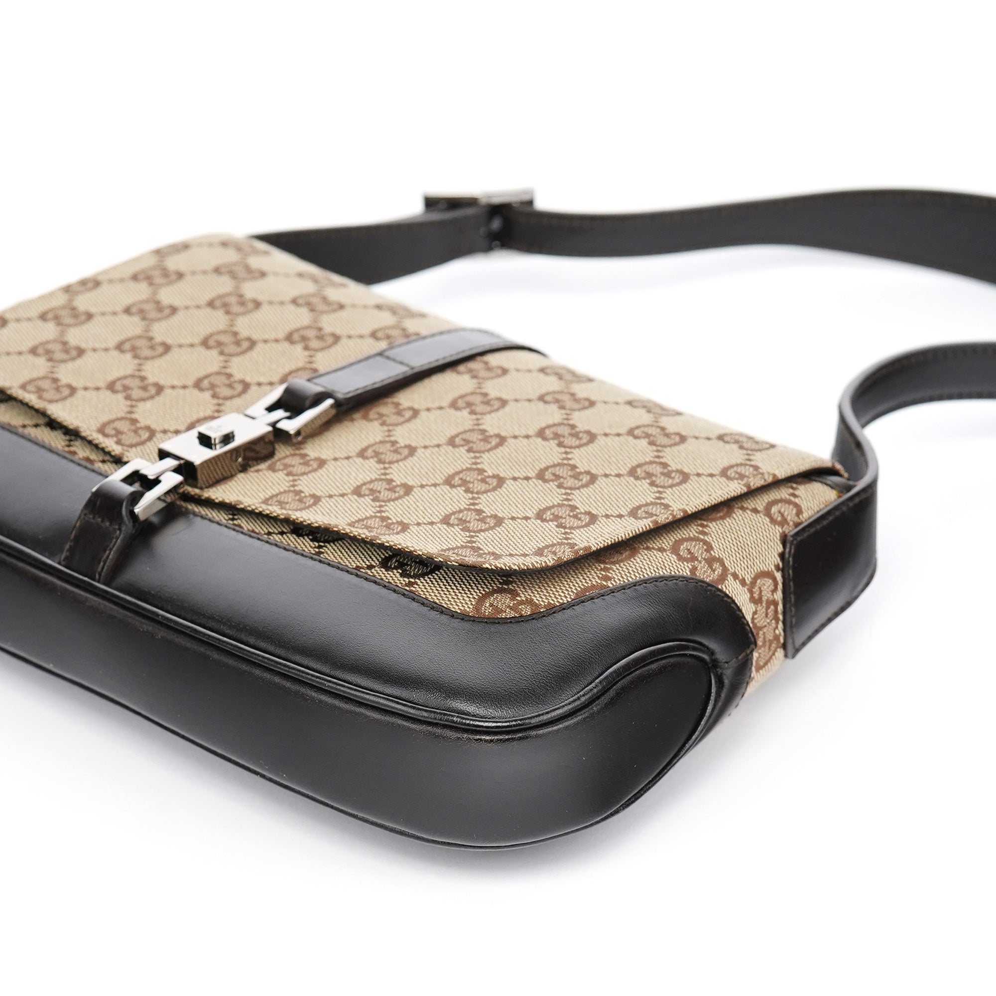 Beige GG Jackie Shoulder Bag