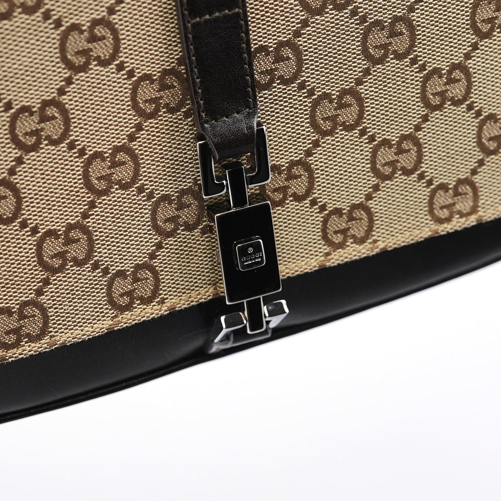 Beige GG Jackie Shoulder Bag