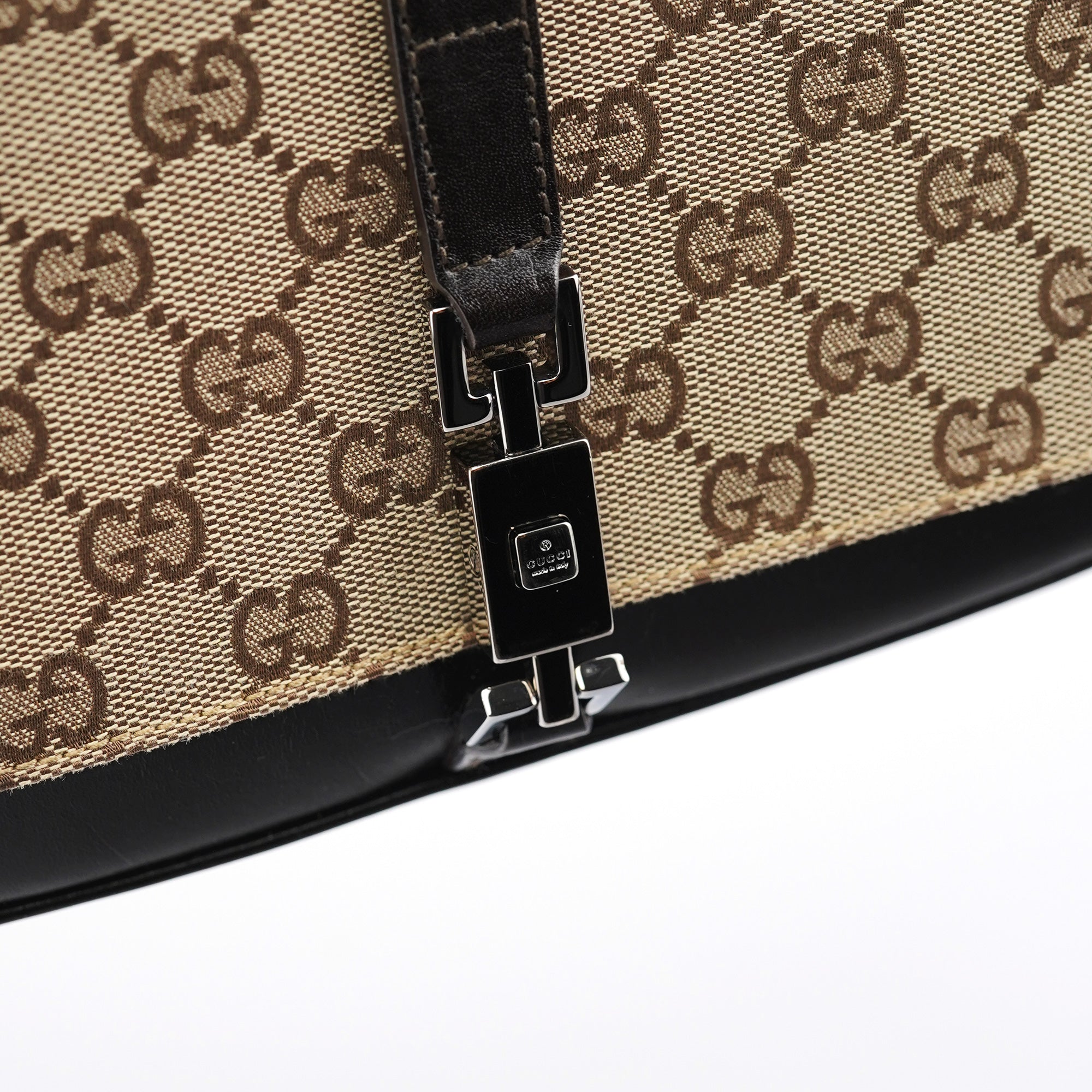 Beige GG Jackie Shoulder Bag