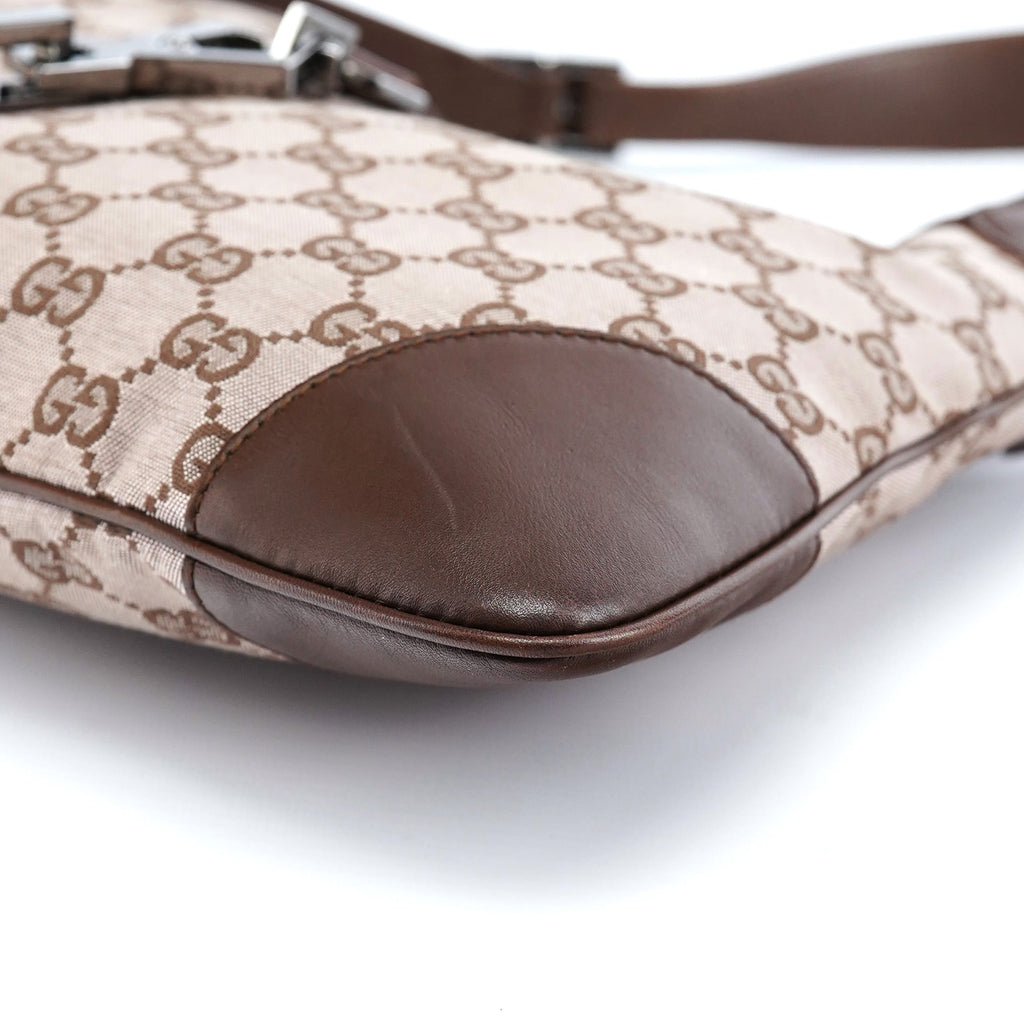 Beige GG Jackie Shoulder Bag