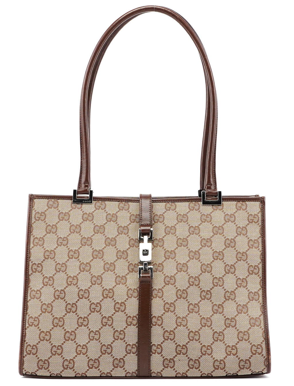 Beige GG Jackie Tote