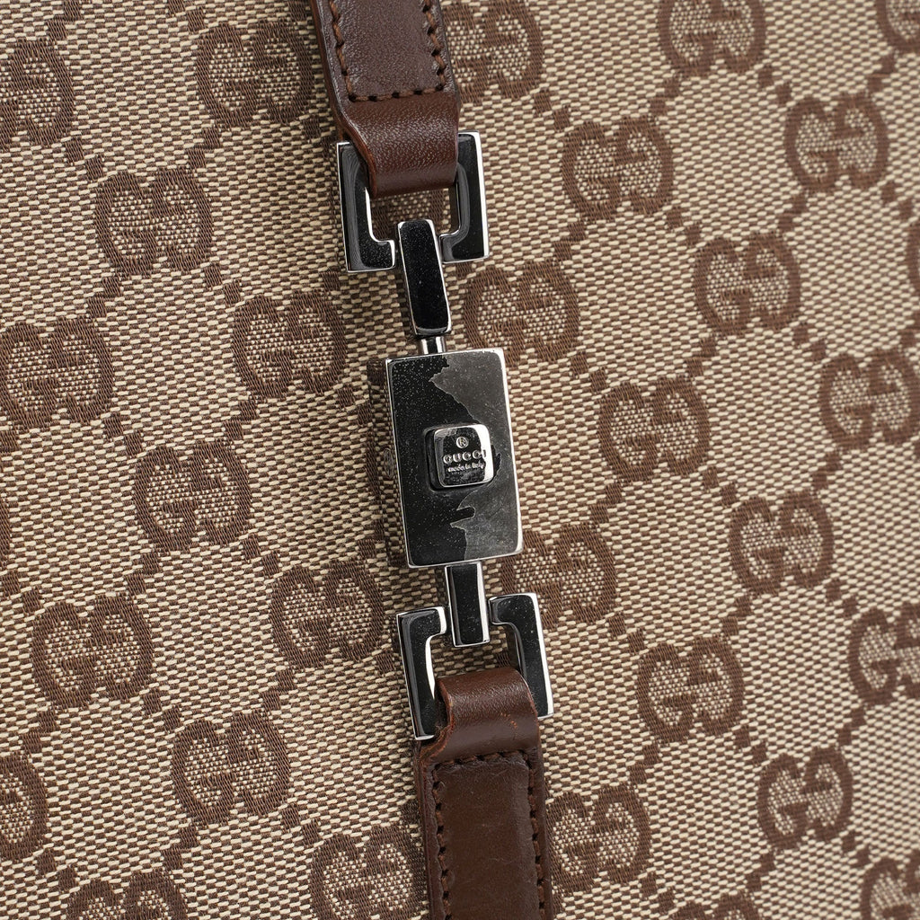 Beige GG Jackie Tote