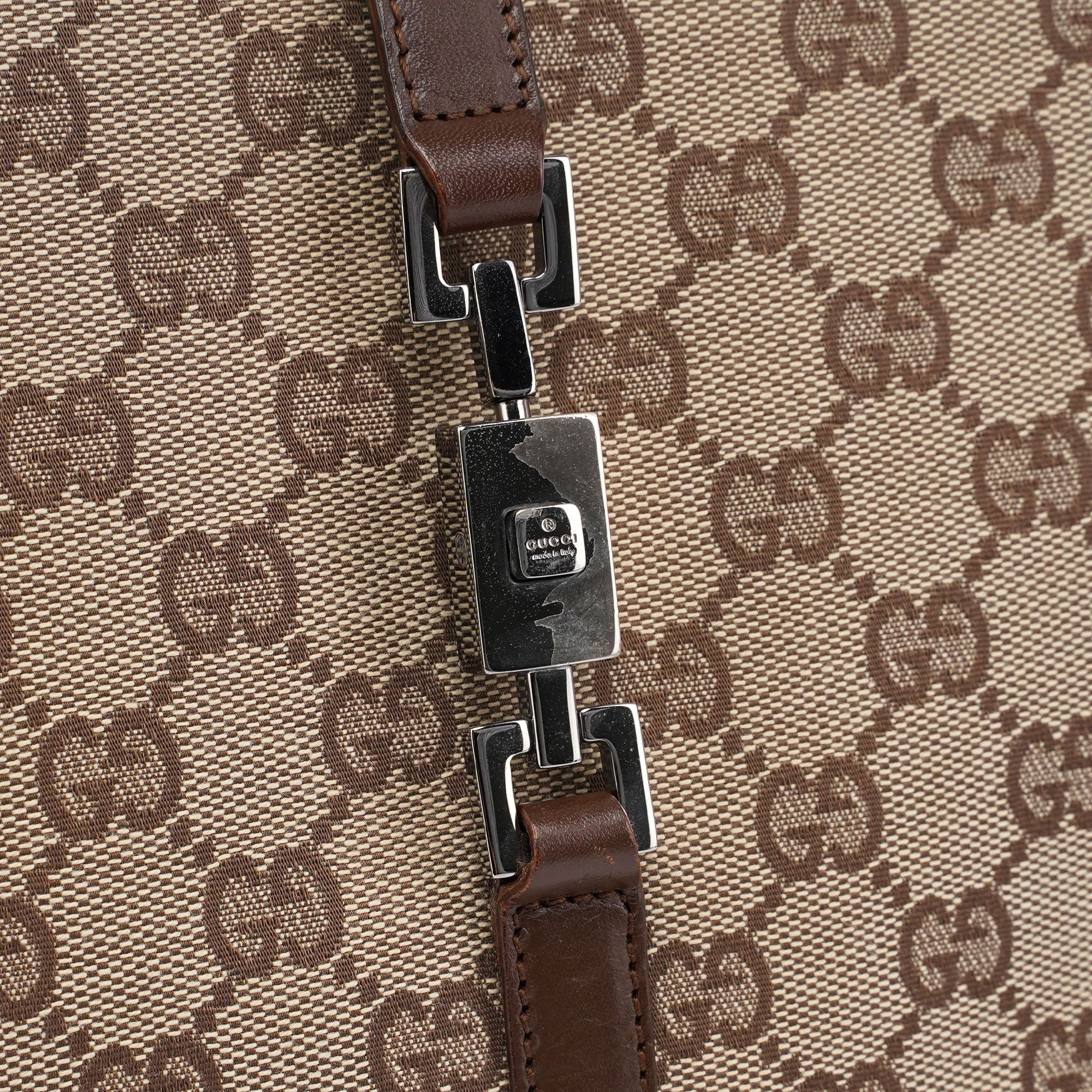Beige GG Jackie Tote
