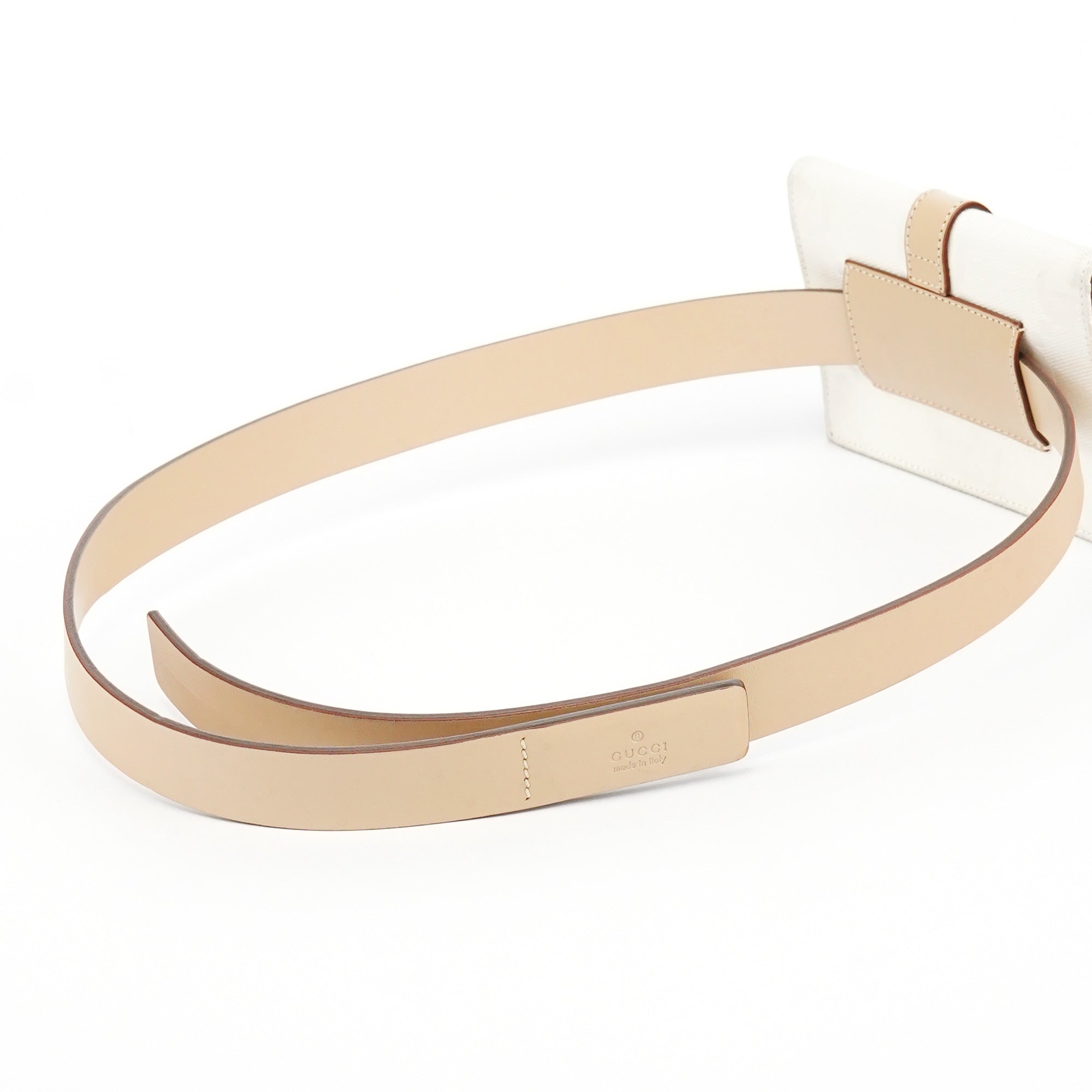 Beige GG Jackie Waist Bag