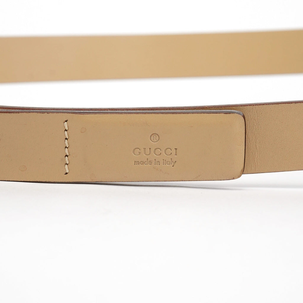 Beige GG Jackie Waist Bag