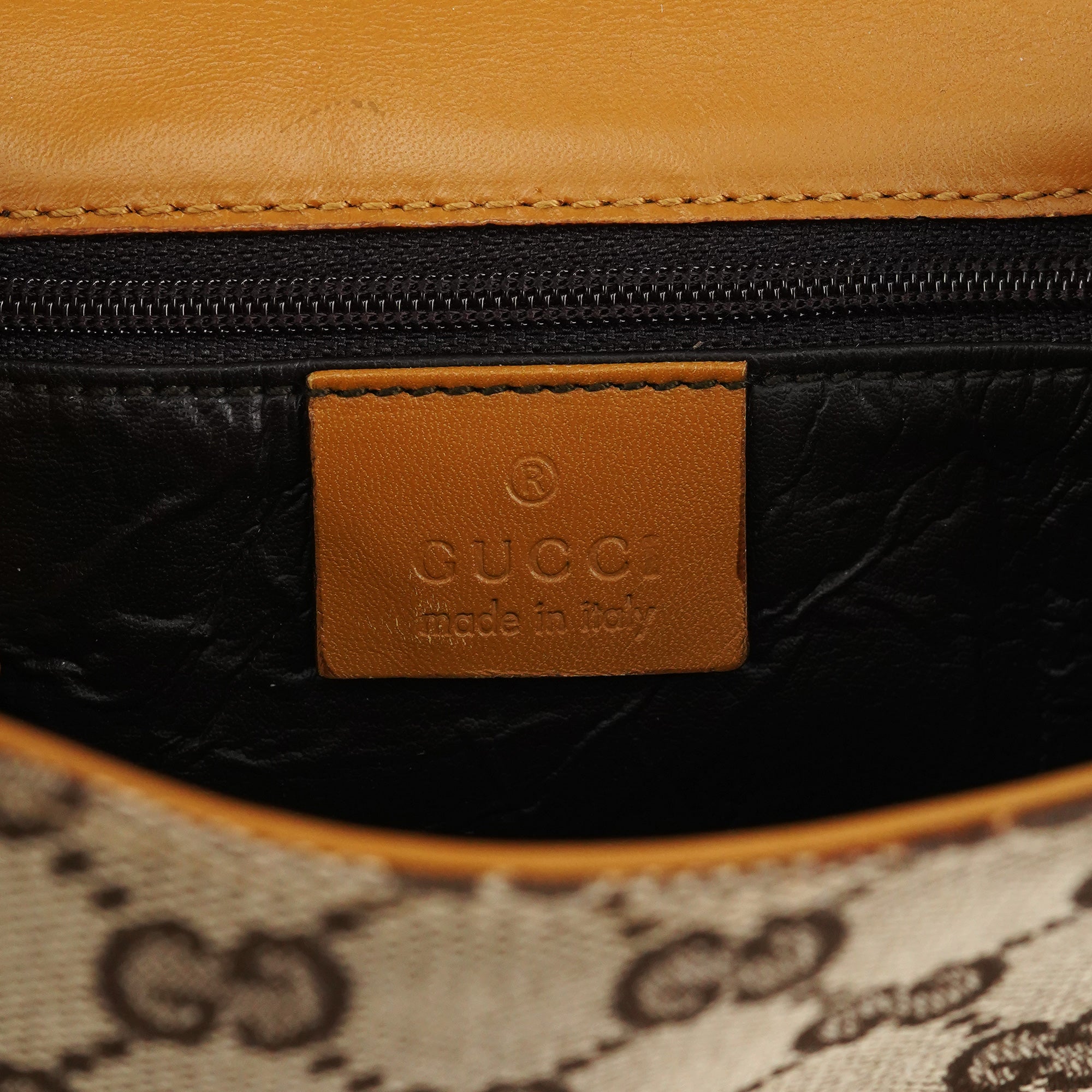 Beige GG Shoulder Bag