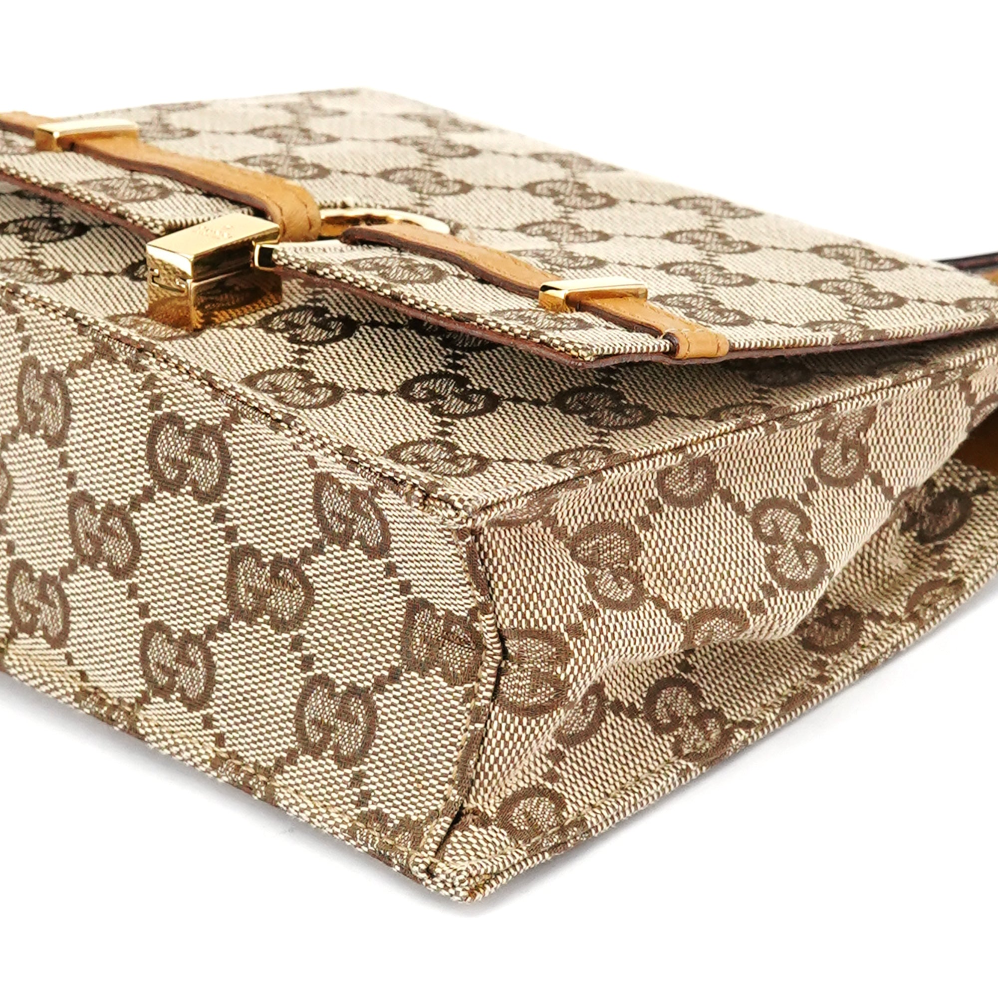 Beige GG Shoulder Bag