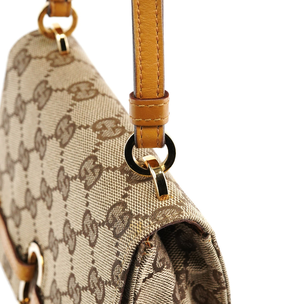 Beige GG Shoulder Bag