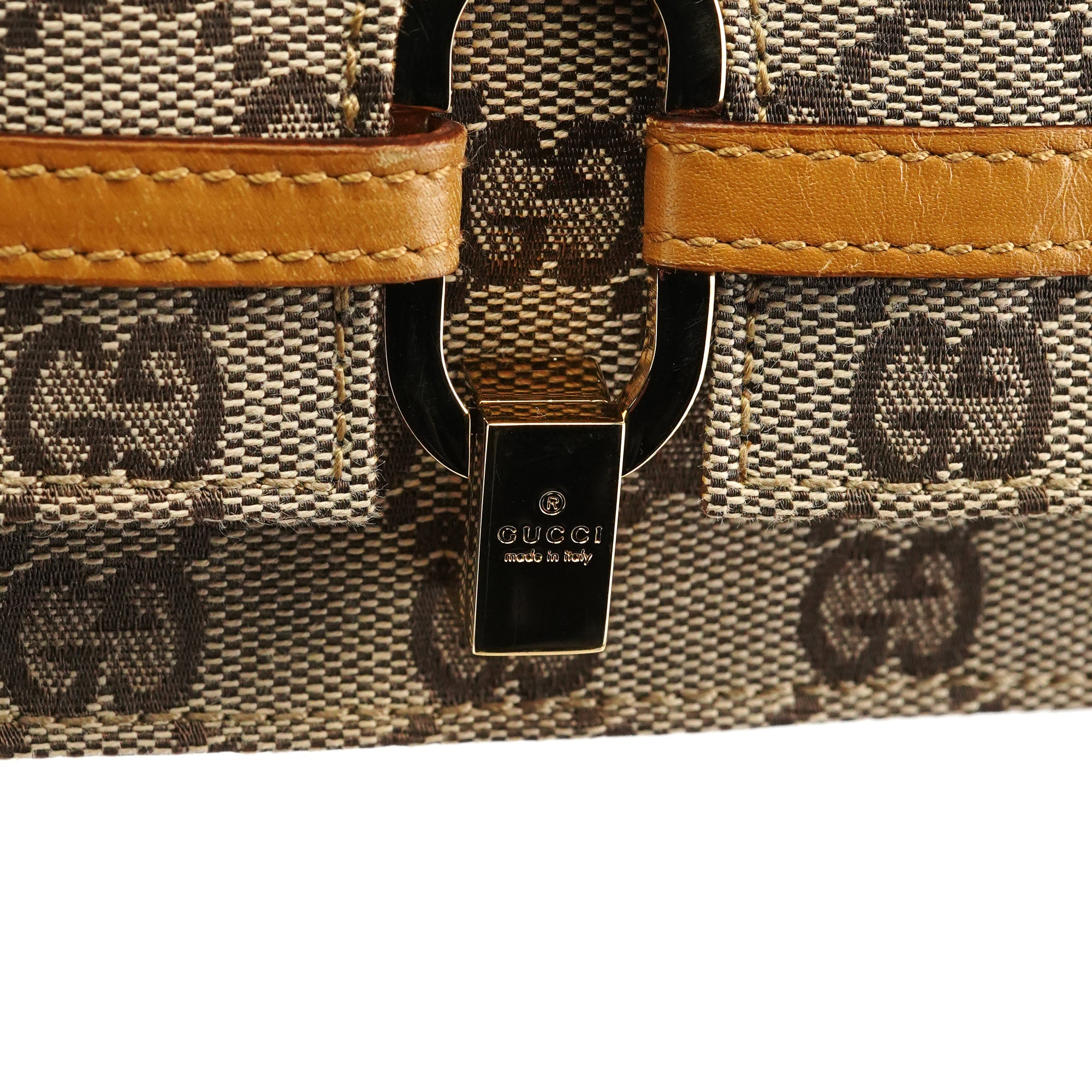 Beige GG Shoulder Bag