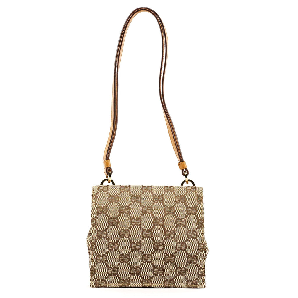 Beige GG Shoulder Bag