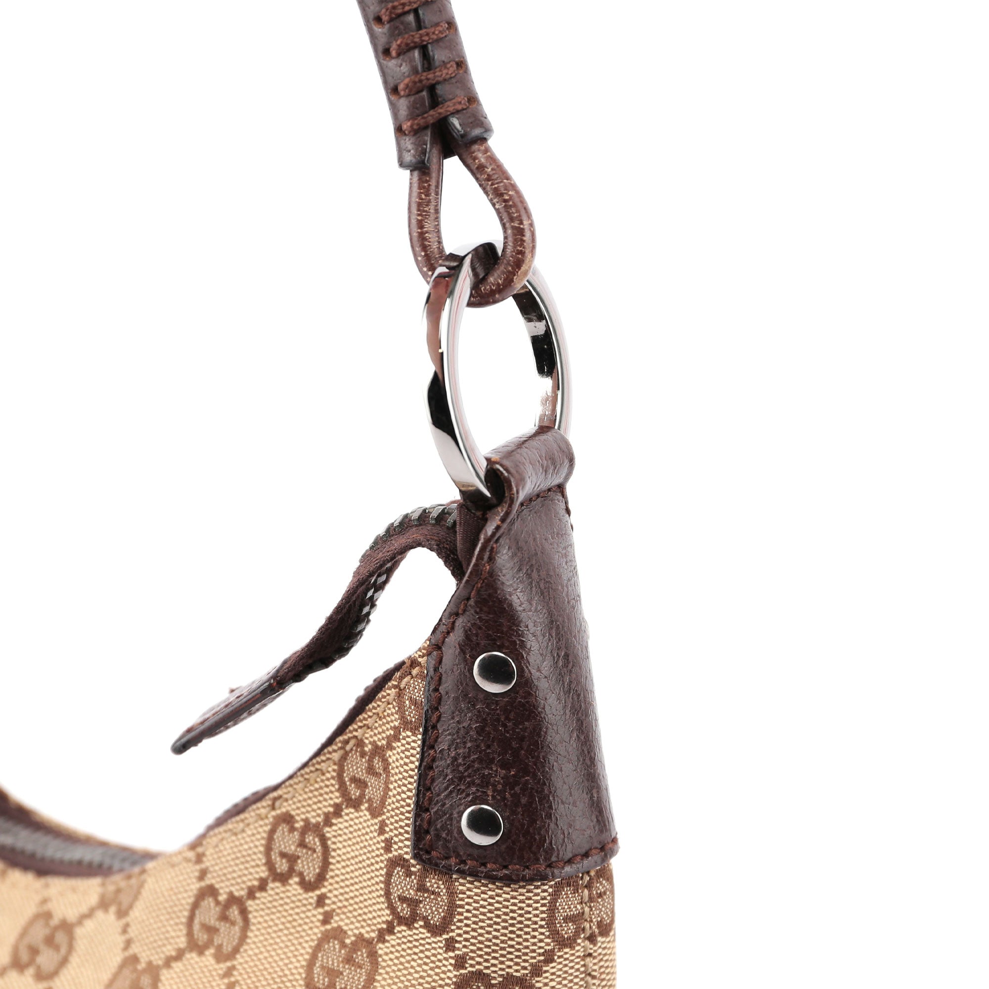 Beige GG Shoulder Bag