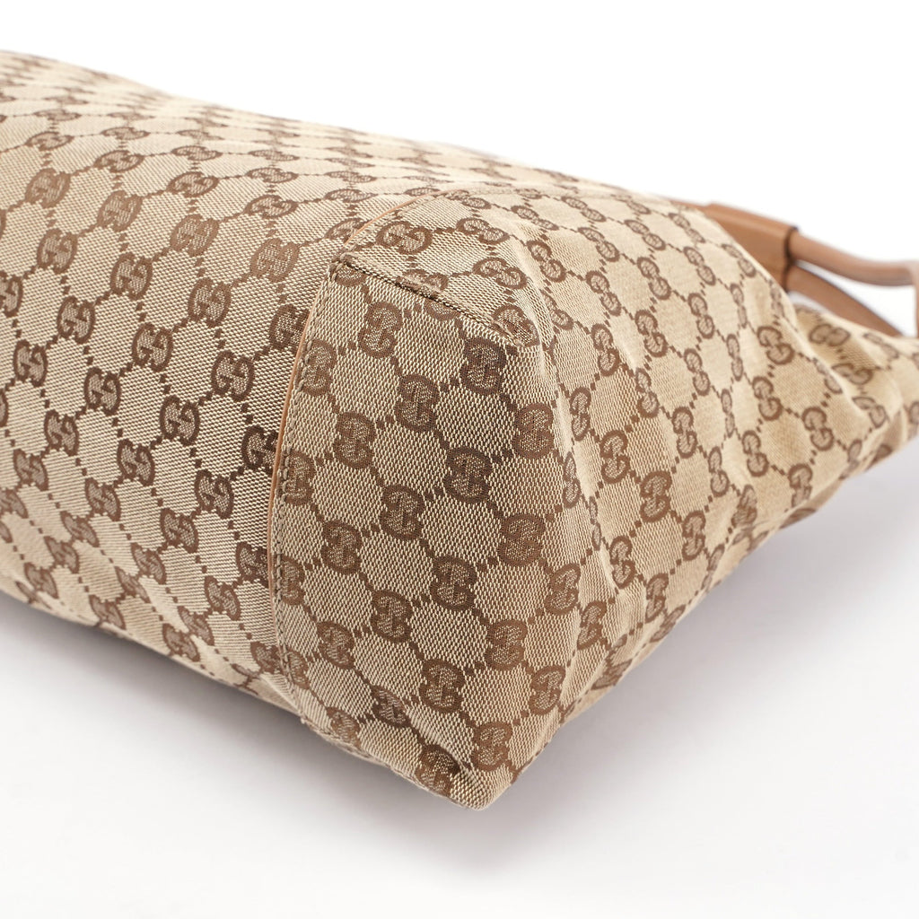 Beige GG Shoulder Bag