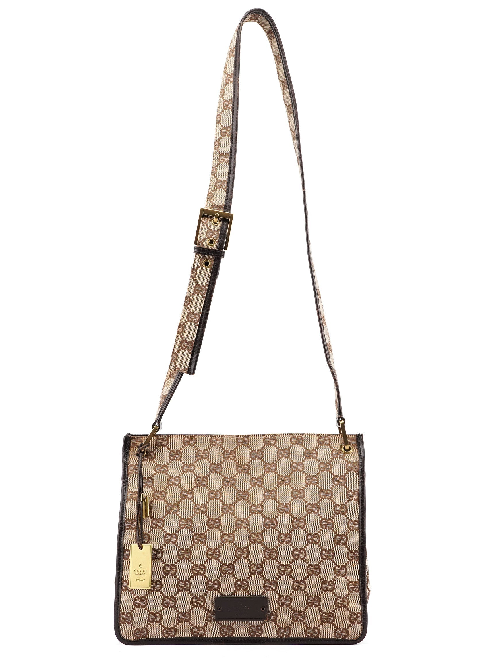 Beige GG Shoulder Bag