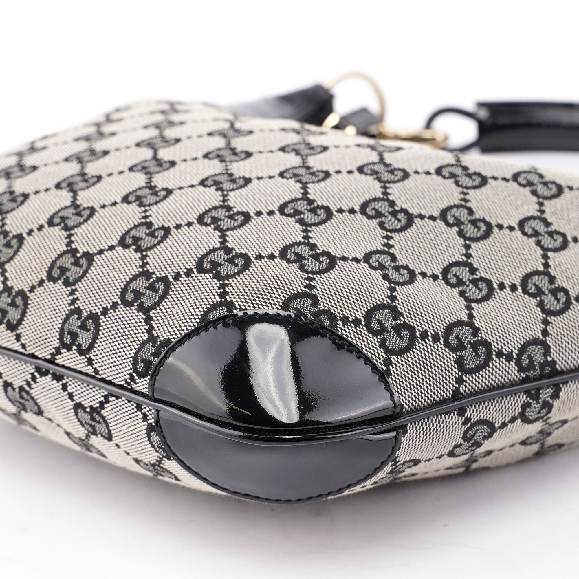 Beige GG Shoulder Bag Spazz Trim