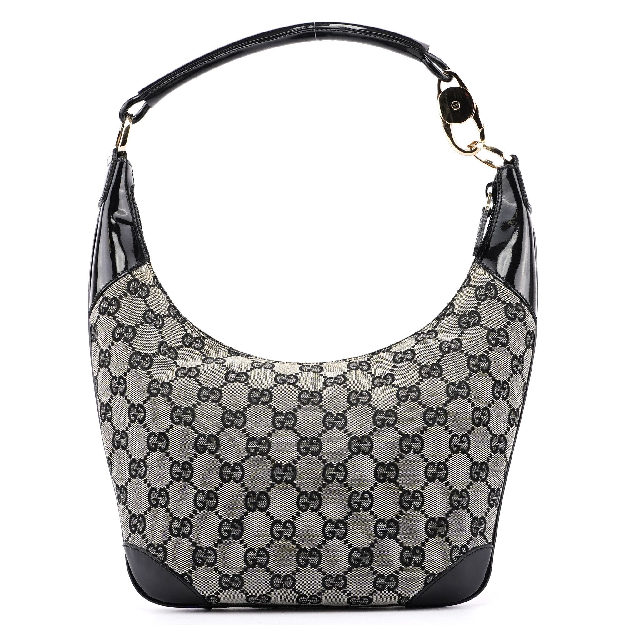 Beige GG Shoulder Bag Spazz Trim
