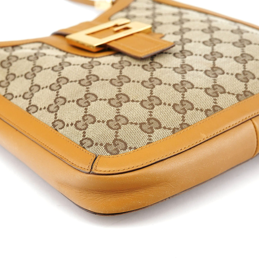 Beige GG Square G Jackie Shoulder Bag