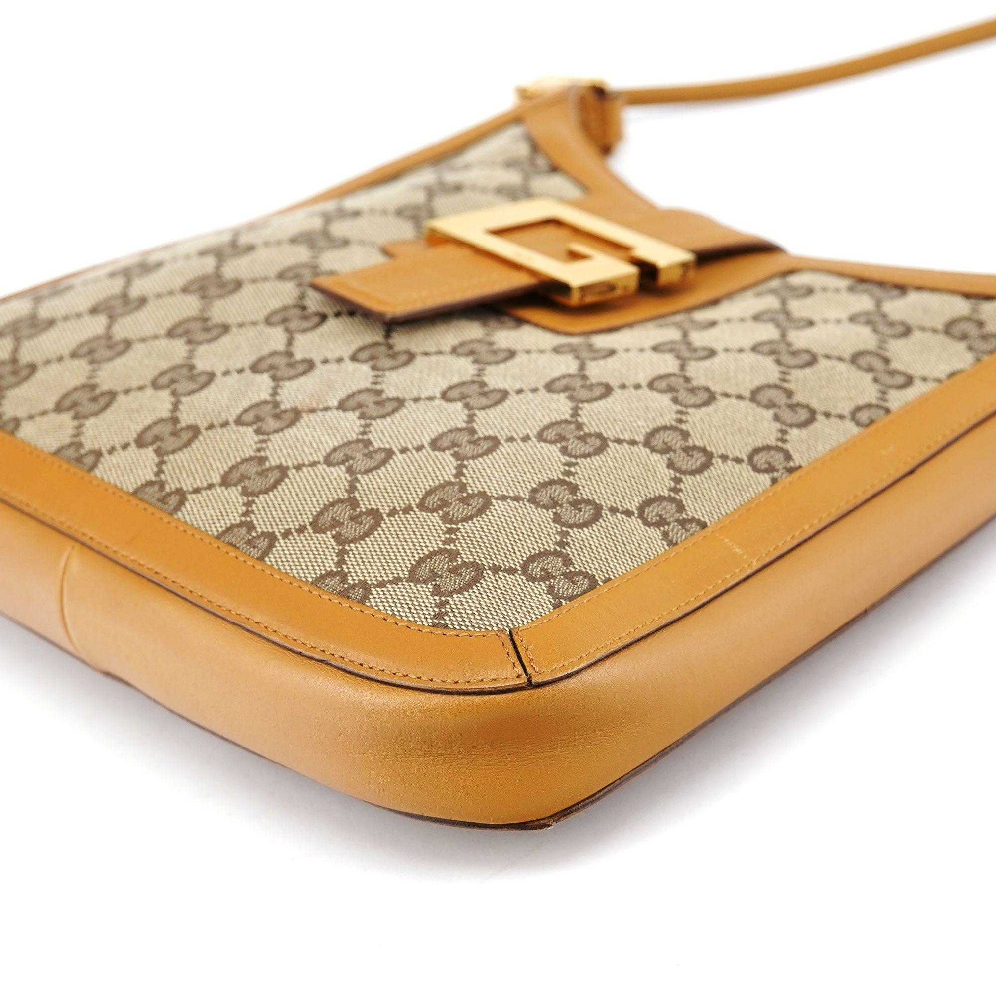 Beige GG Square G Jackie Shoulder Bag