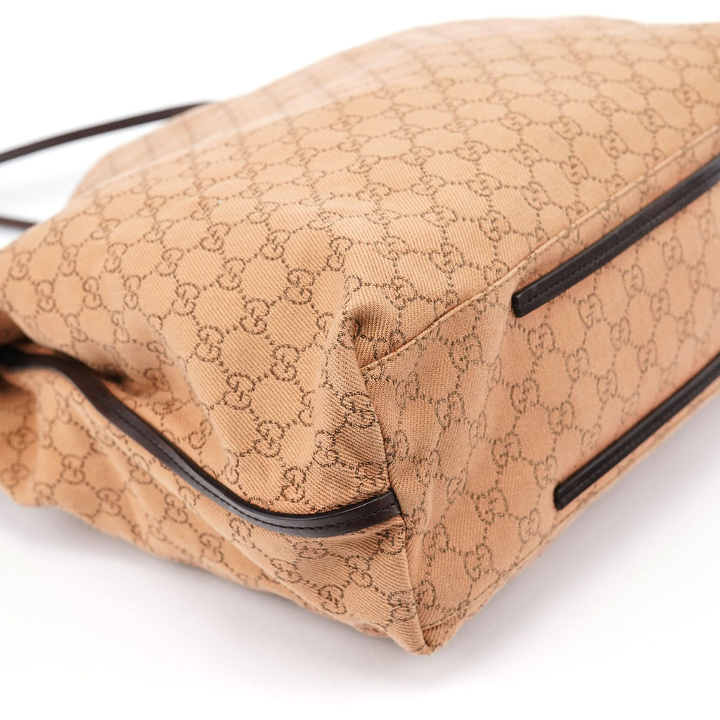 Beige GG Tote Bag