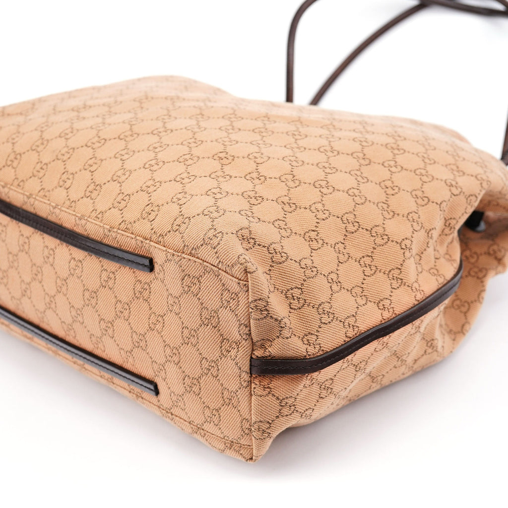 Beige GG Tote Bag