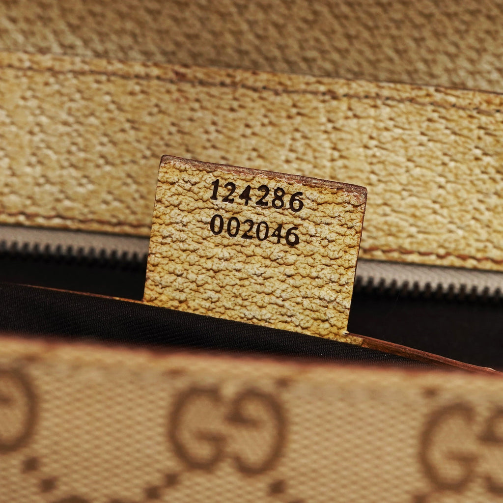 Beige GG Turnlock Tote Bag