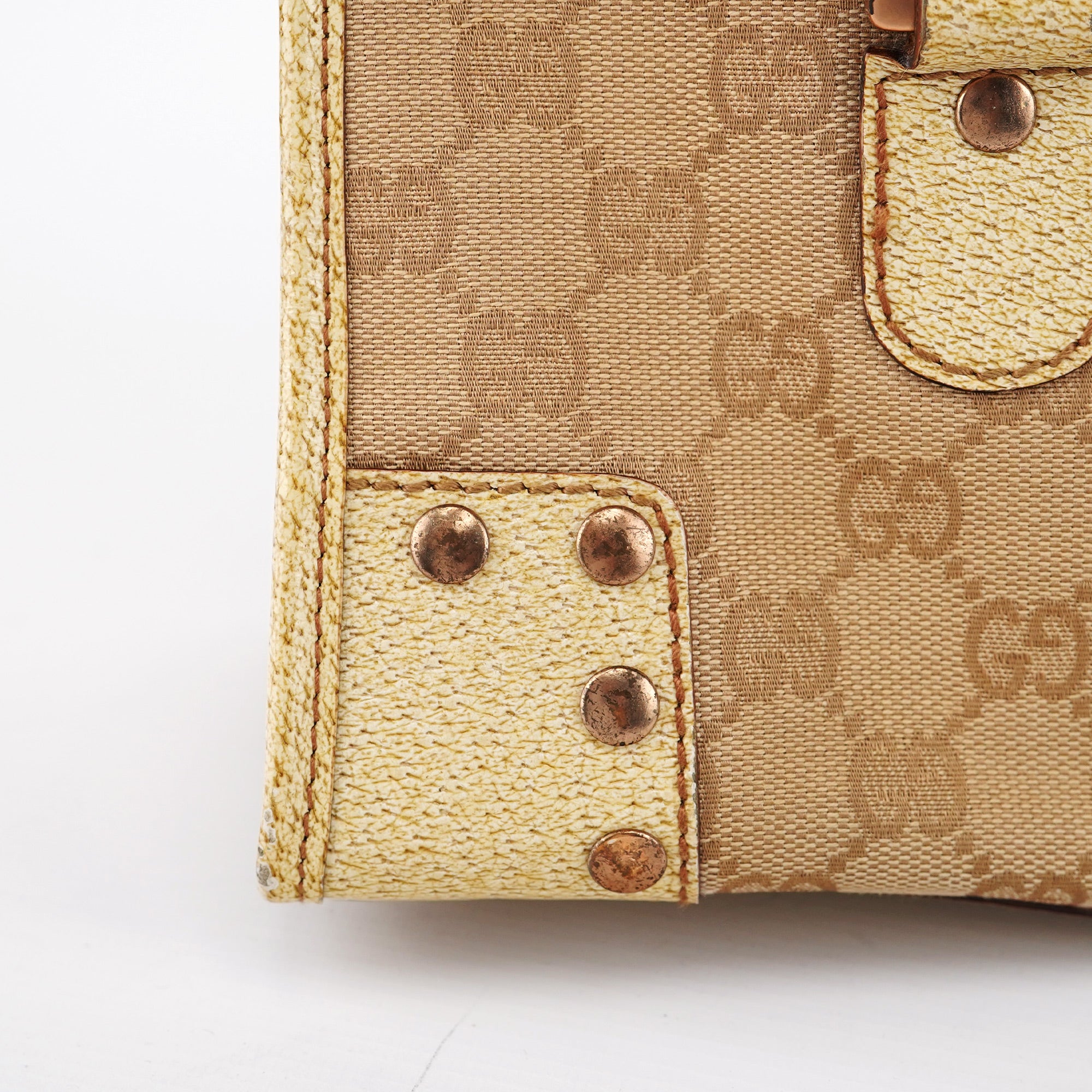 Beige GG Turnlock Tote Bag