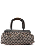 Beige GG Wood Handle Doctor Bag