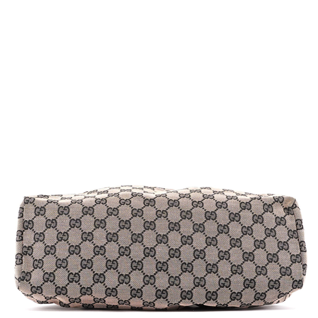 Beige GG Wood Handle Doctor Bag