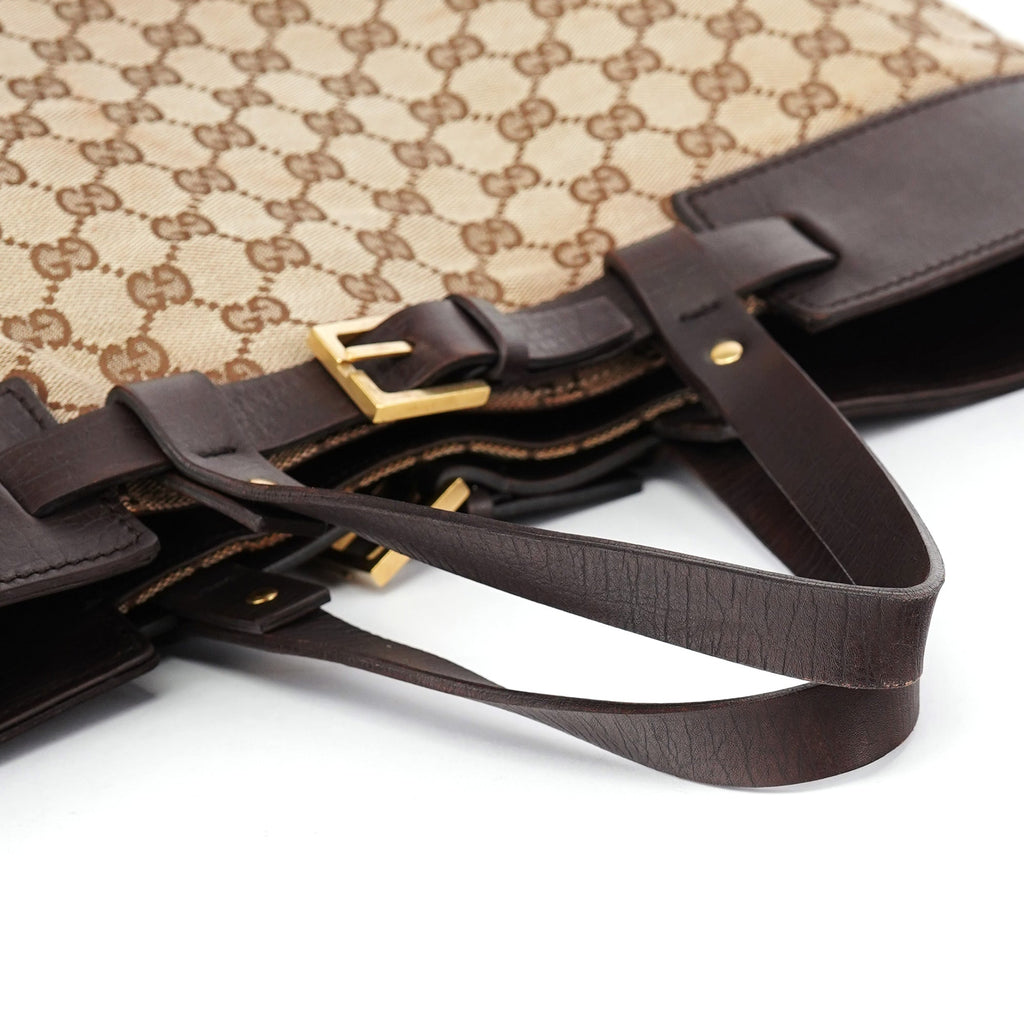 Beige Large GG Tote