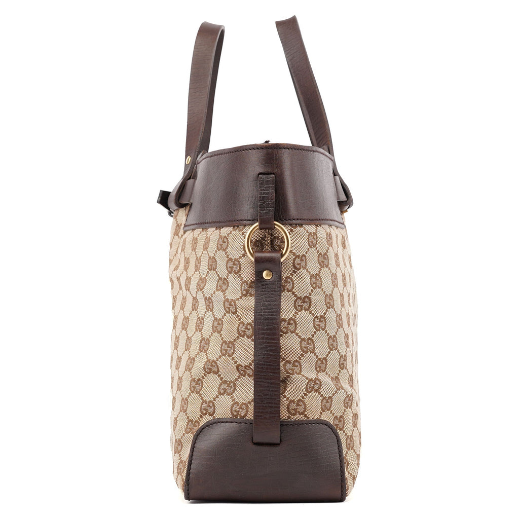 Beige Large GG Tote