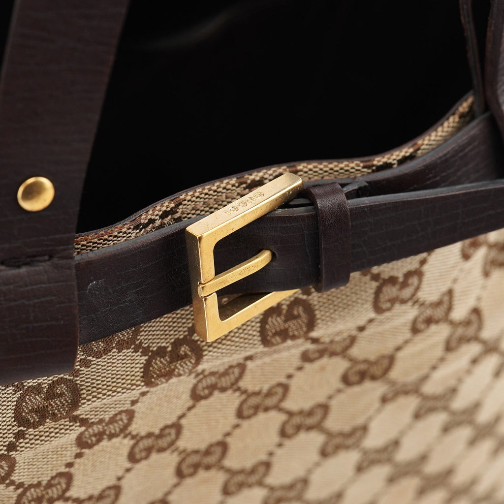 Beige Large GG Tote