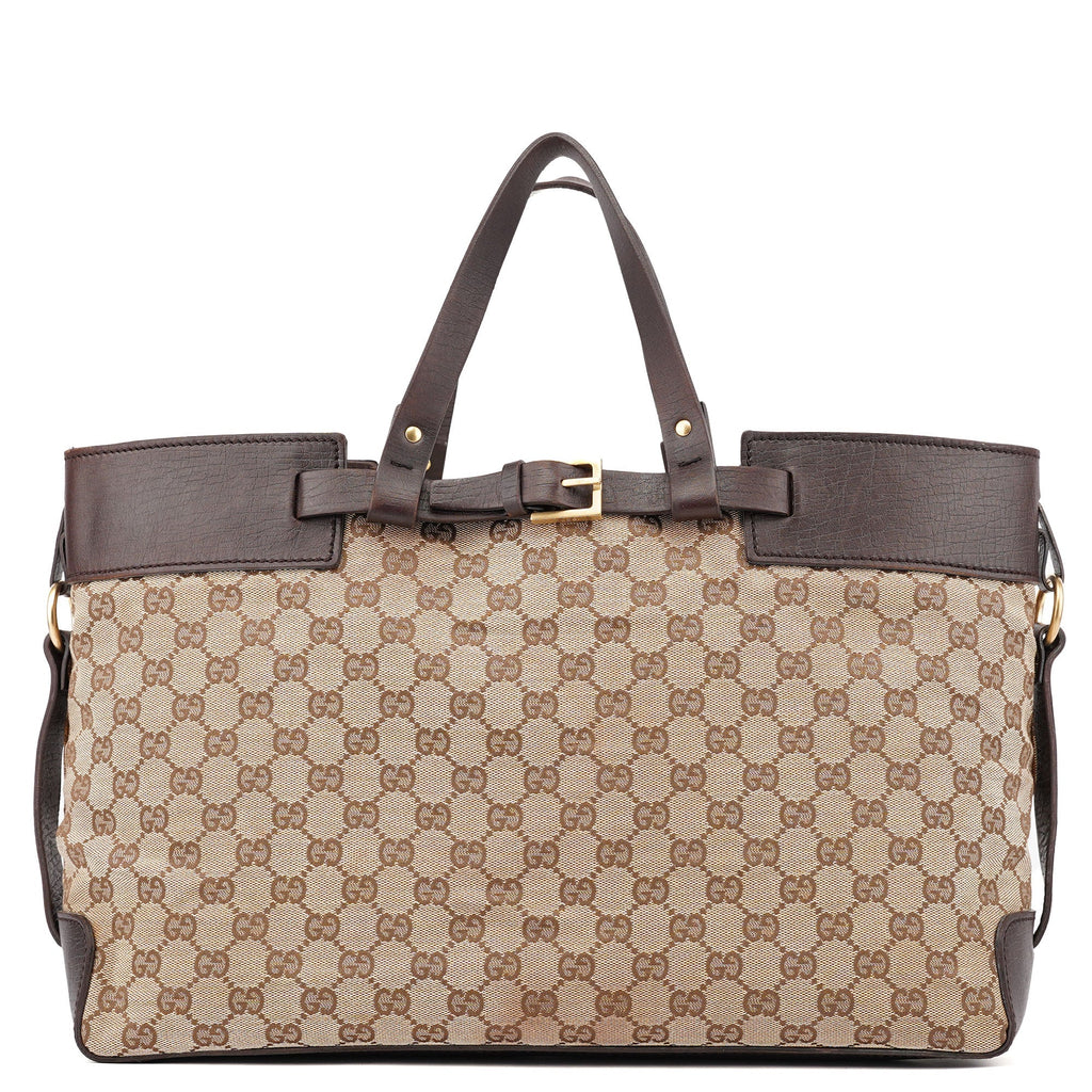 Beige Large GG Tote