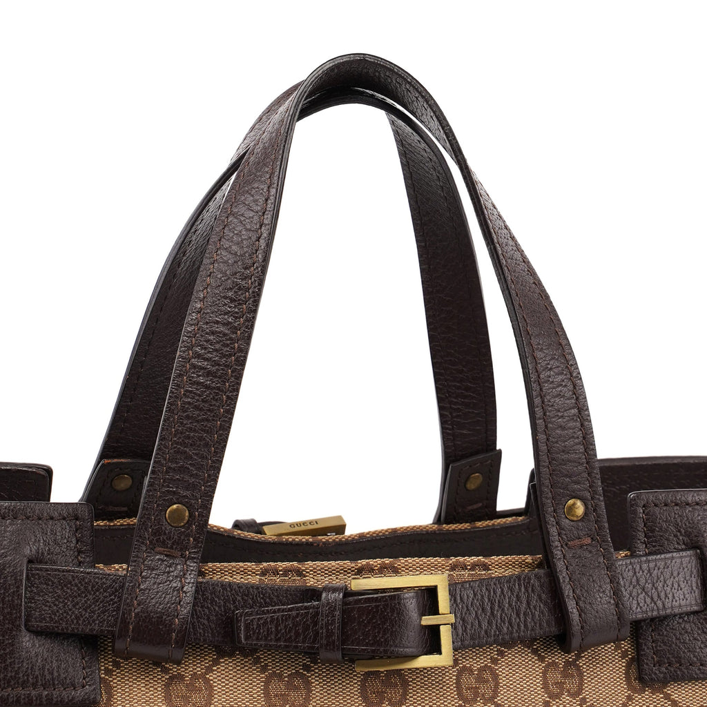 Beige Large GG Tote